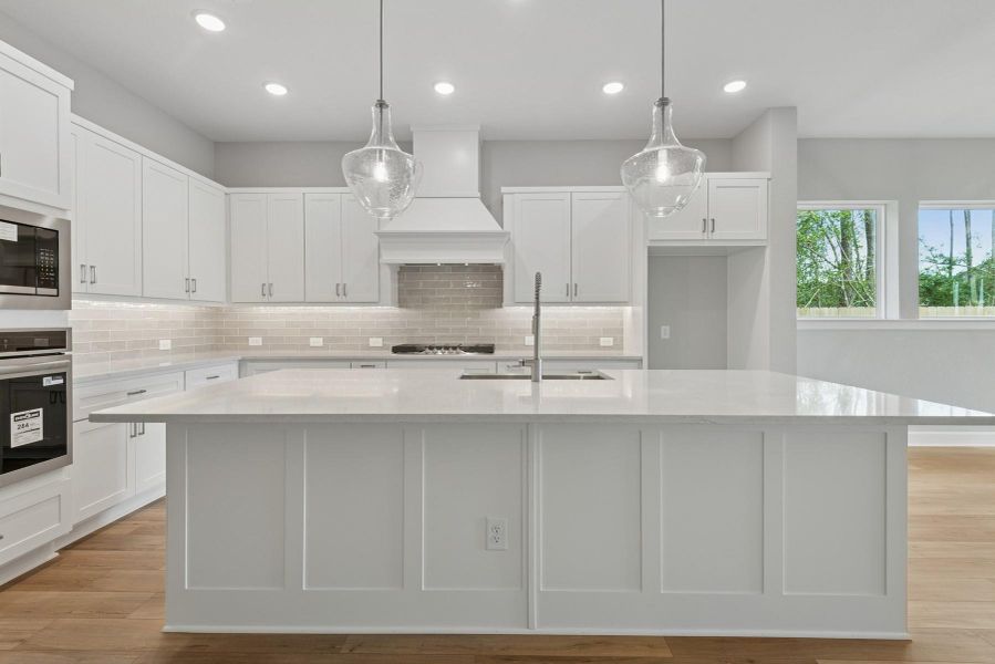 Furnished interior view inside a new home in ARTAVIA 45' Homesites, Conroe (Image 8).