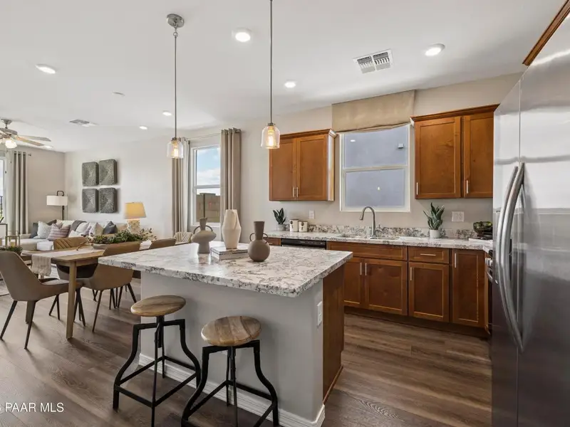 Furnished interior view inside a new home in South Ranch Southern Collection, Prescott (Image 2). Furnished interior view inside a new home in South Ranch Southern Collection, Prescott (Image 2).