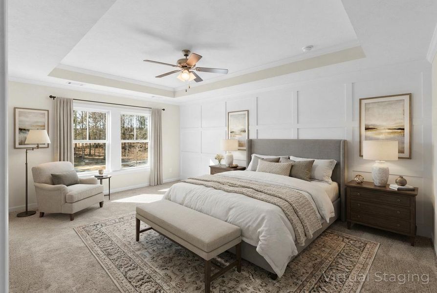Furnished interior view inside a new home in Tillery Park, Grovetown (Image 11). Furnished interior view inside a new home in Tillery Park, Grovetown (Image 11).