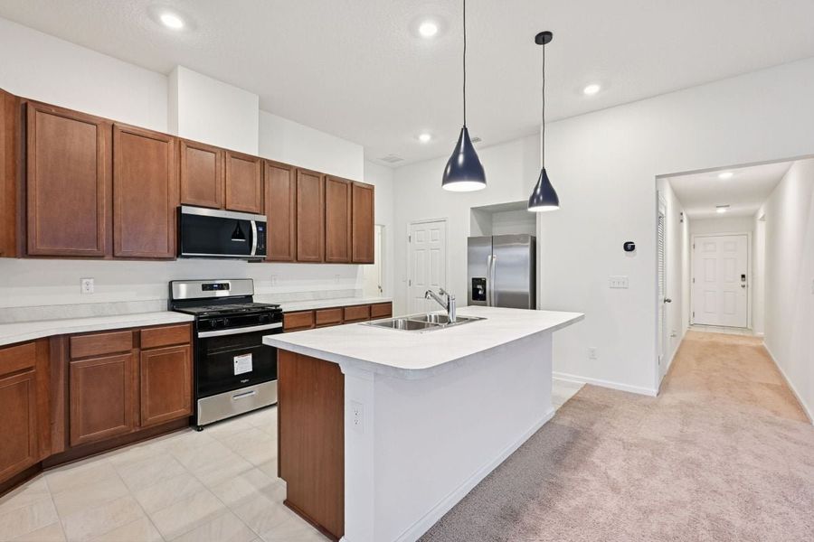 Furnished interior view inside a new home in Whiteview Village, Palm Coast (Image 4).