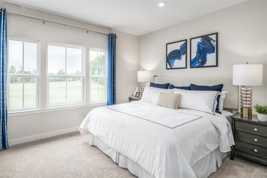 Furnished interior view inside a new home in Ashley Townhomes, Charlotte (Image 12).