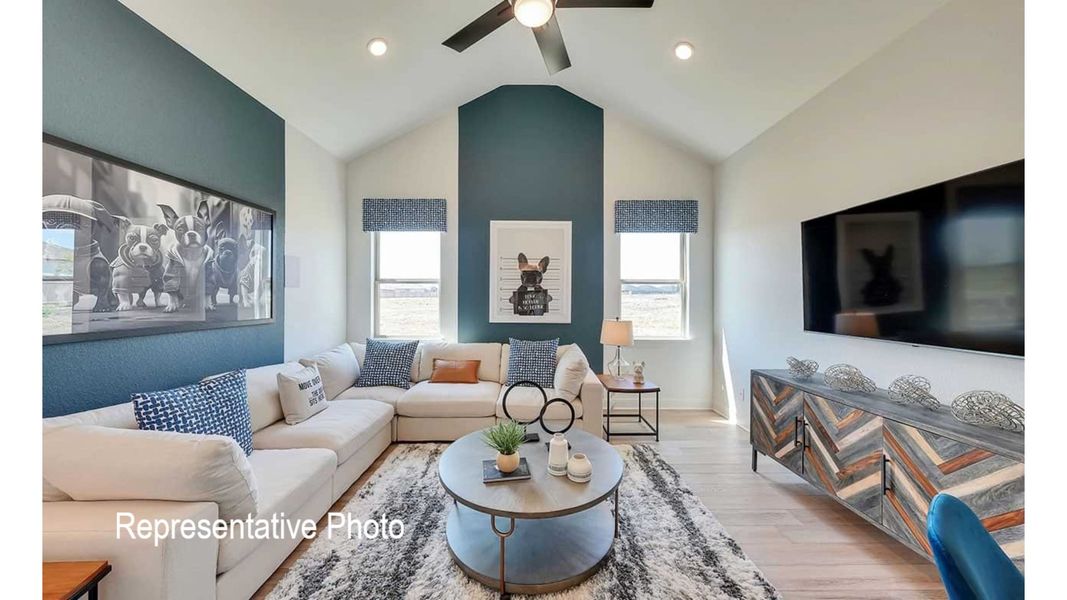 Furnished interior view inside a new home in Taylor Estates, Corinth (Image 10).