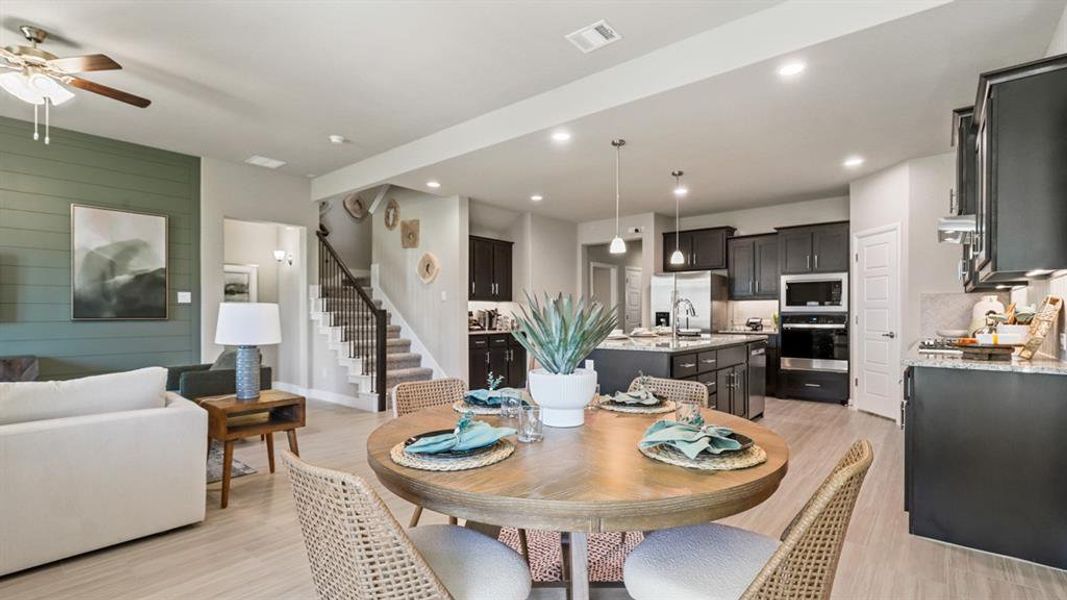 Furnished interior view inside a new home in Treeline, Justin (Image 10).