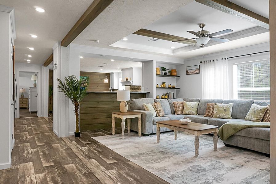 Furnished interior view inside a new home in , Bonneau (Image 36).