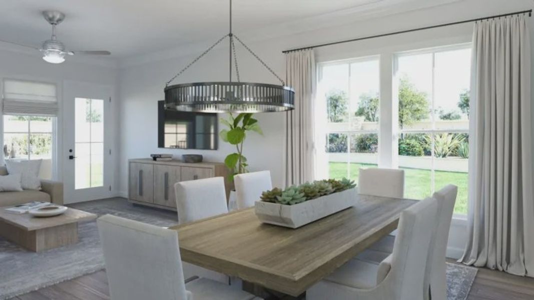 Furnished interior view inside a new home in Uptown Celina, Celina (Image 6).