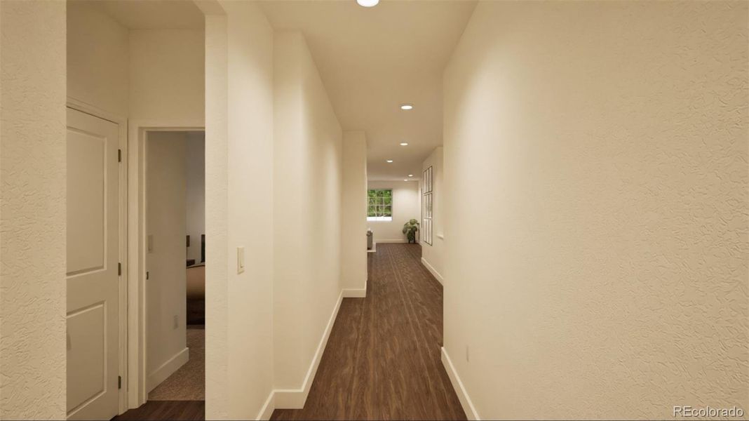 Spacious, unfurnished interior of a new home in Thompson River Ranch, Johnstown (Image 9). Spacious, unfurnished interior of a new home in Thompson River Ranch, Johnstown (Image 9).