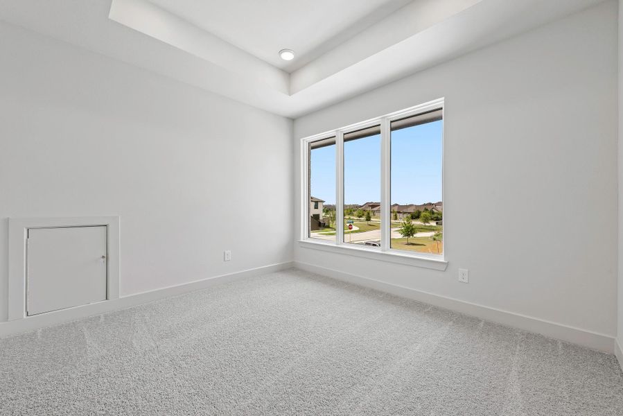 Spacious, unfurnished interior of a new home in Bridgeland, Cypress (Image 10).