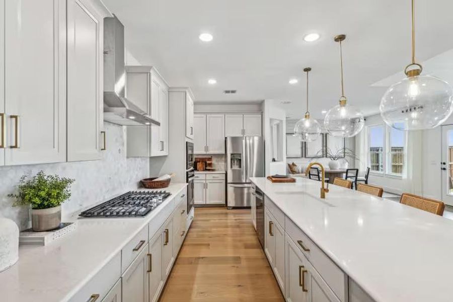 Photo of Pulte model home with same floor plan, not of actual home listed. Photo of Pulte model home with same floor plan, not of actual home listed.