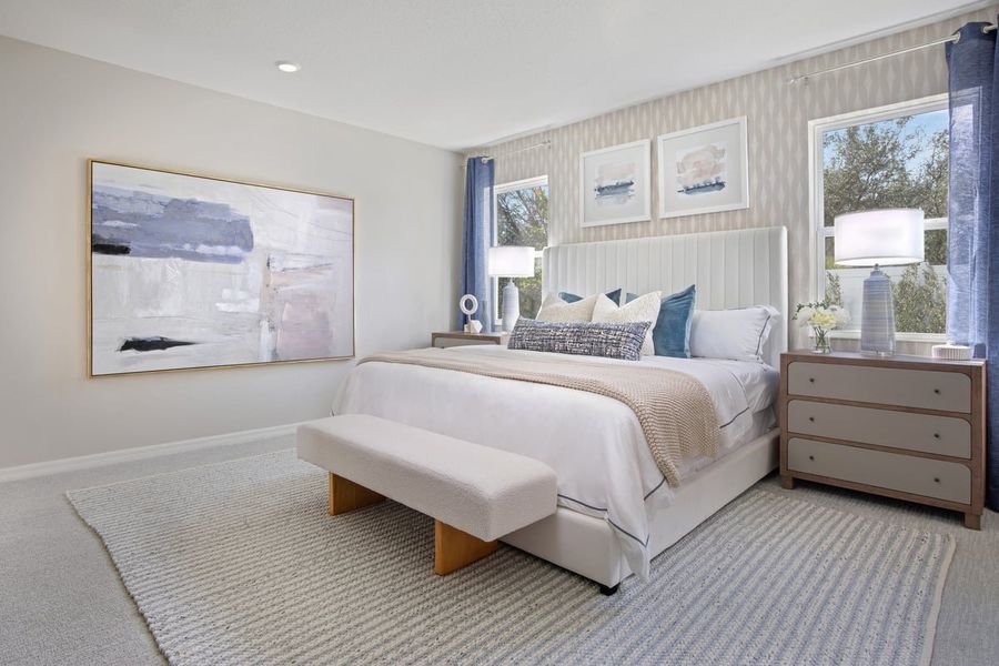 Representative furnished interior of a home built from the 2333 Modeled by KB Home in Creekside at Rutland Ranch, Parrish (Image 7).