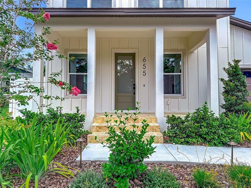 Front exterior of a new home in , Safety Harbor, FL, highlighting curb appeal (Image 1). Front exterior of a new home in , Safety Harbor, FL, highlighting curb appeal (Image 1).