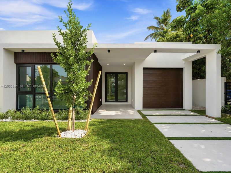 Exterior details and patio area of a home in , Miami (Image 32). Exterior details and patio area of a home in , Miami (Image 32).
