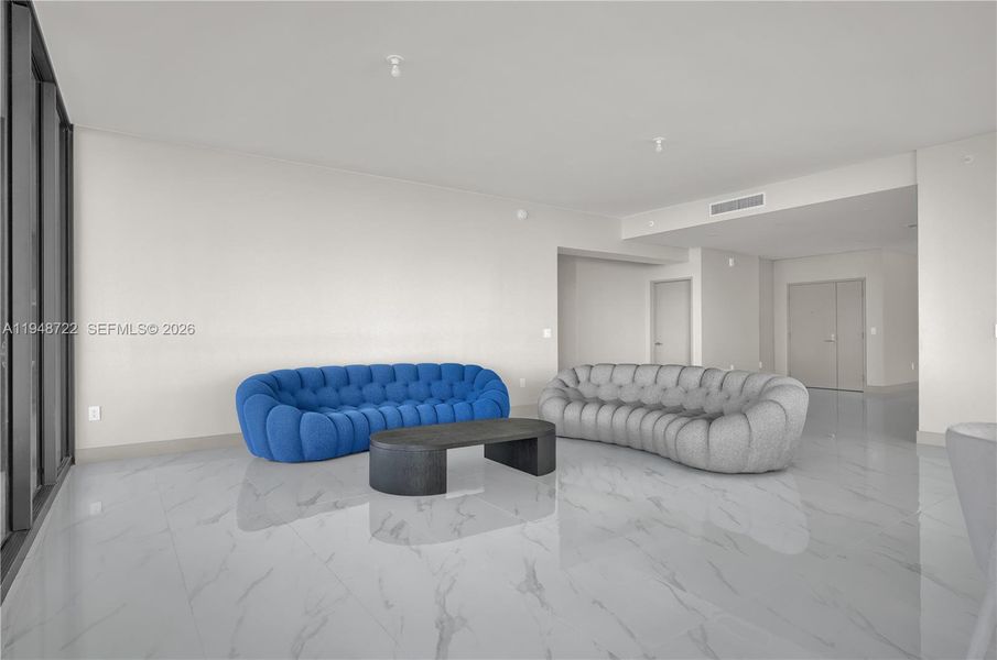 Furnished interior view inside a new home in , Miami (Image 4).