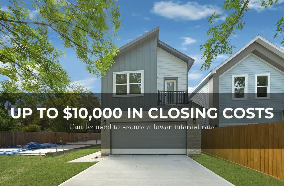 Front exterior of a new home in , Houston, TX, highlighting curb appeal (Image 1). Front exterior of a new home in , Houston, TX, highlighting curb appeal (Image 1).