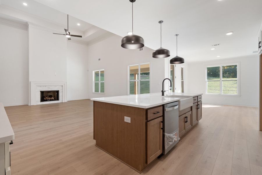 Furnished interior view inside a new home in White Oak, Arlington (Image 9).
