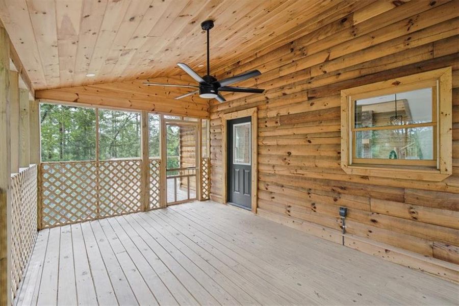 Exterior details and patio area of a home in , Ball Ground (Image 35).