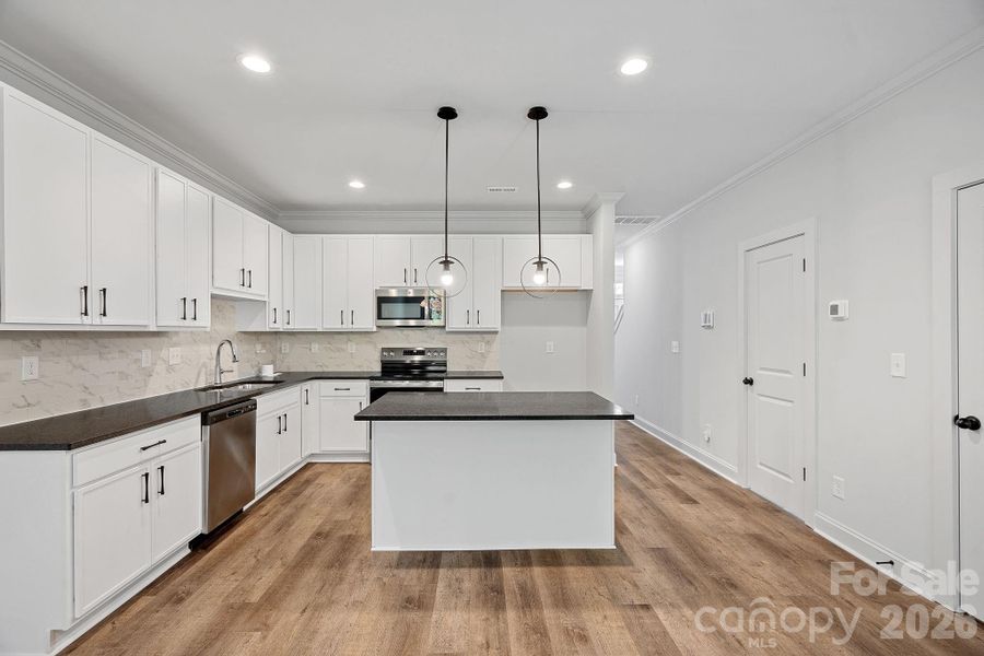 Furnished interior view inside a new home in , Charlotte (Image 4).