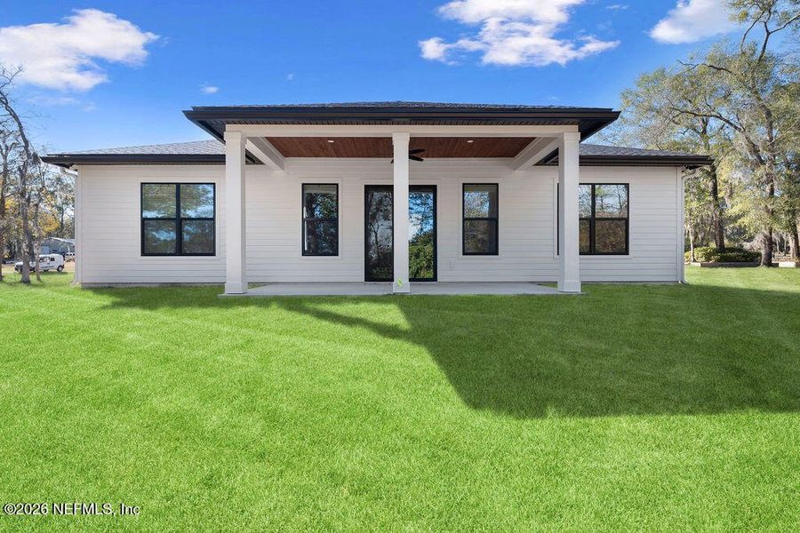 Exterior details and patio area of a home in , Middleburg (Image 25).