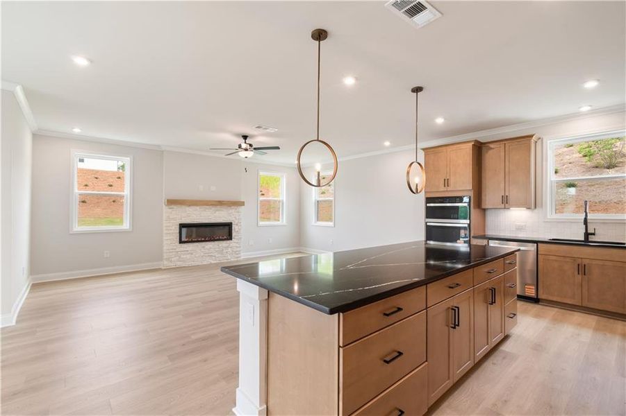 Furnished interior view inside a new home in Tiberon Woods, Cumming (Image 13).