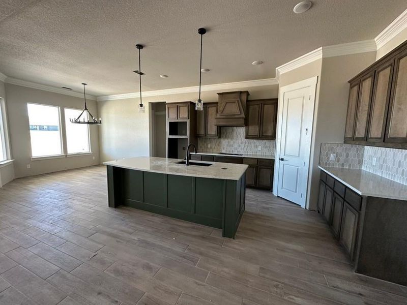 Furnished interior view inside a new home in Eagle Ridge Estates, Weatherford (Image 5).
