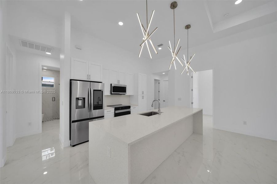 Furnished interior view inside a new home in , Cape Coral (Image 11).