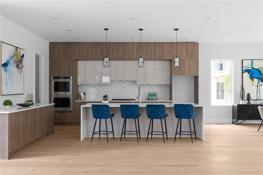 Furnished interior view inside a new home in , Atlanta (Image 46).