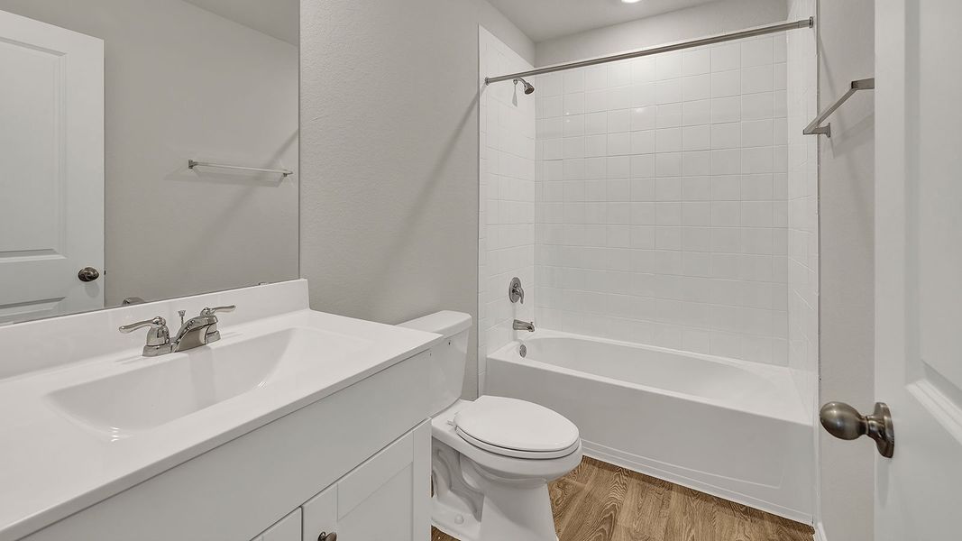 Representative furnished interior of a home built from the The Barton by D.R. Horton in Arroyo Ranch, Seguin (Image 14). Representative furnished interior of a home built from the The Barton by D.R. Horton in Arroyo Ranch, Seguin (Image 14).