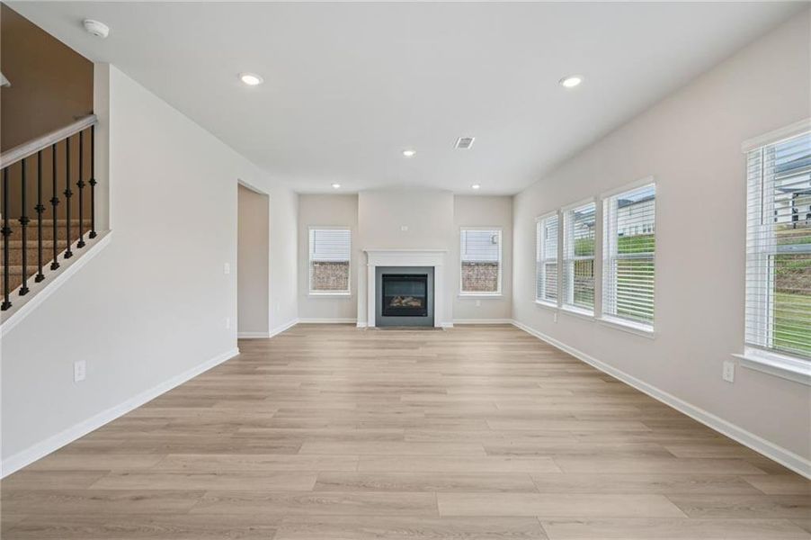 Spacious, unfurnished interior of a new home in Parkside at Grayson, Grayson (Image 23).