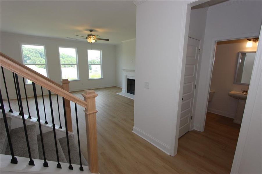 Spacious, unfurnished interior of a new home in Clark Farms, Flowery Branch (Image 15).
