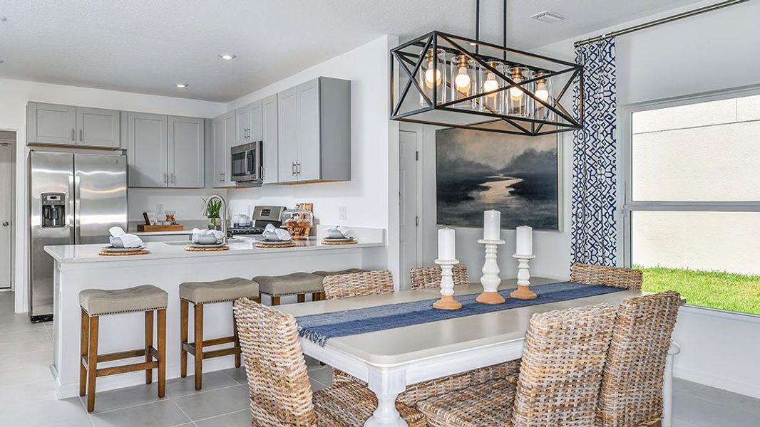 Furnished interior view inside a new home in Palm Wind, Hudson (Image 10).