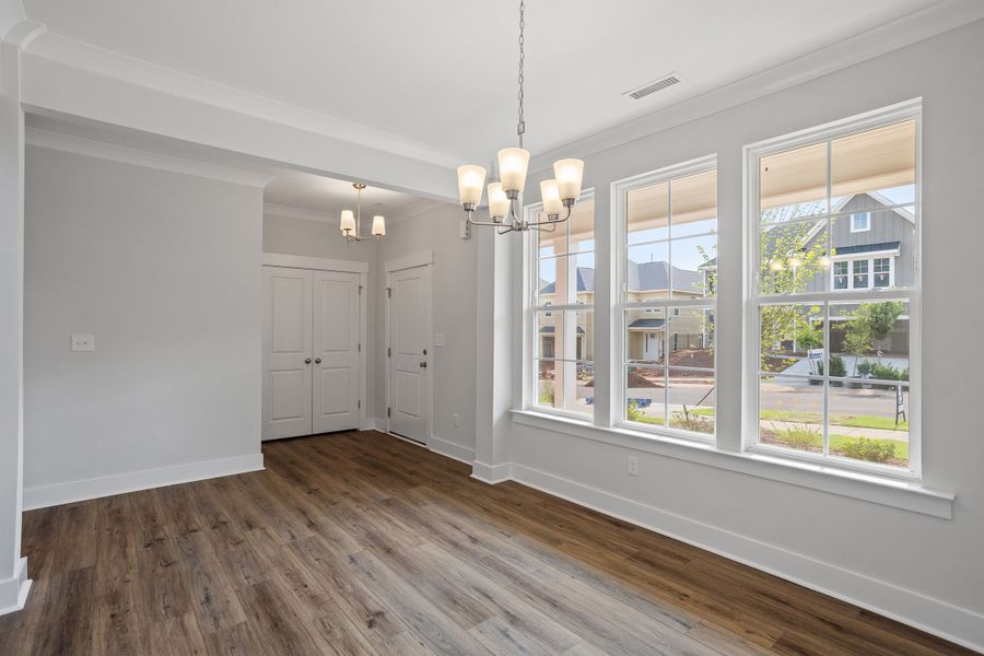 Spacious, unfurnished interior of a new home in Sweetbrier, Durham (Image 15).