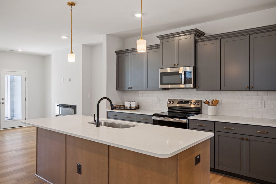 Furnished interior view inside a new home in Renaissance at White Oak, Garner (Image 10).