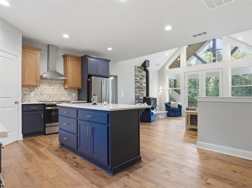 Furnished interior view inside a new home in , Talking Rock (Image 10).