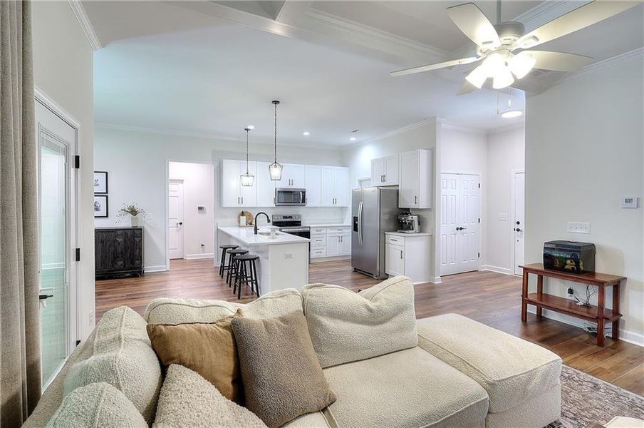 Furnished interior view inside a new home in , Monroe (Image 31). Furnished interior view inside a new home in , Monroe (Image 31).