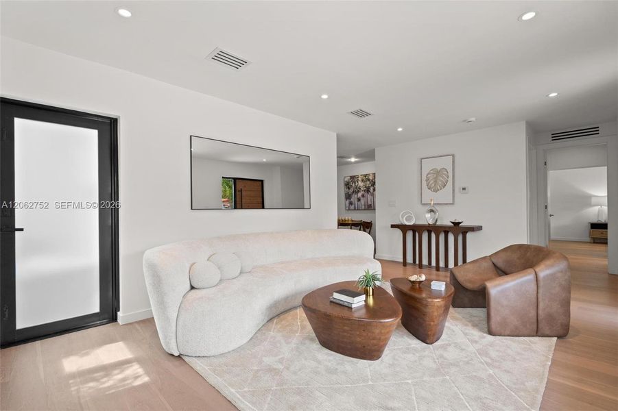 Furnished interior view inside a new home in , Miami (Image 16). Furnished interior view inside a new home in , Miami (Image 16).