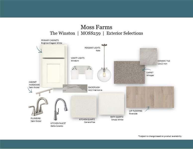 Sample of building materials used in homes in Moss Farm, White House (Image 38).