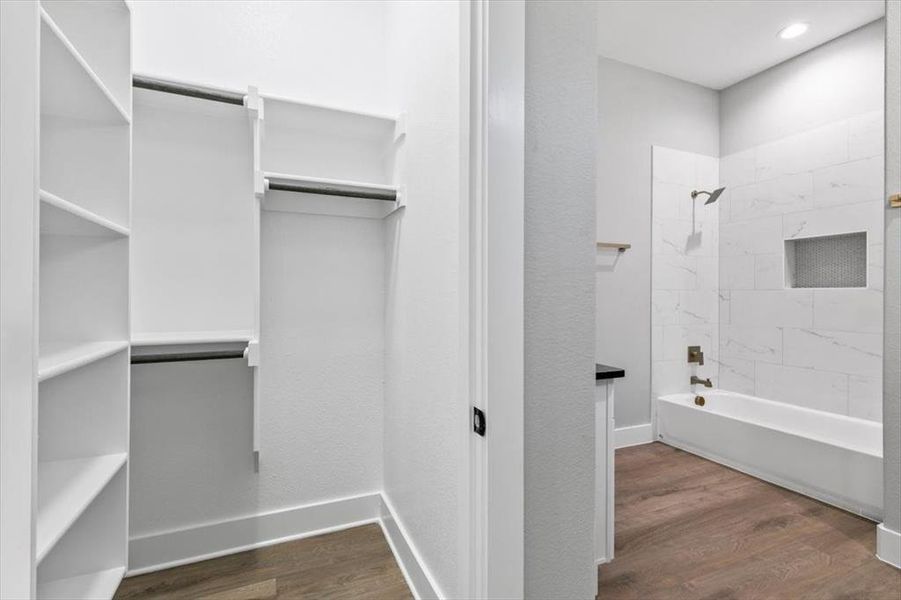 Bedroom #2 walk in closet