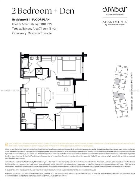 2D floor plan layout of this home in , Kissimmee, FL (Image 4).
