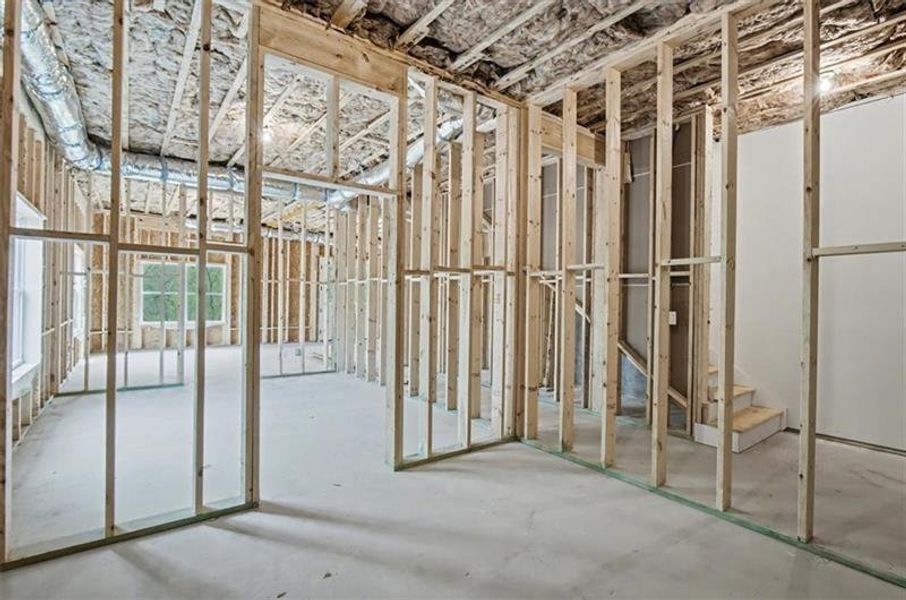 In-progress construction of a new home in , Cartersville, GA (Image 43).