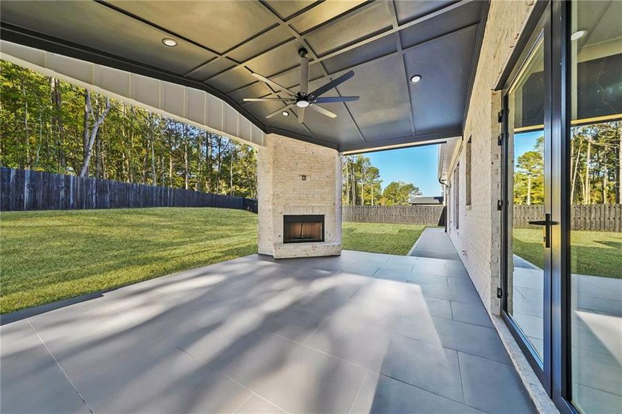 Exterior details and patio area of a home in , Dacula (Image 29).