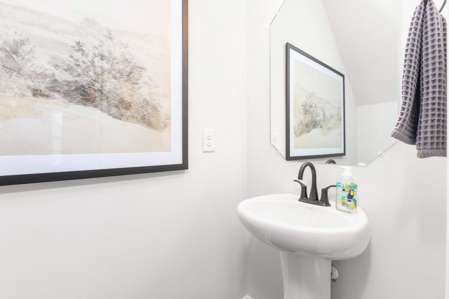 Furnished interior in a model home at Miller's Reserve in Winston-Salem (Image 28).