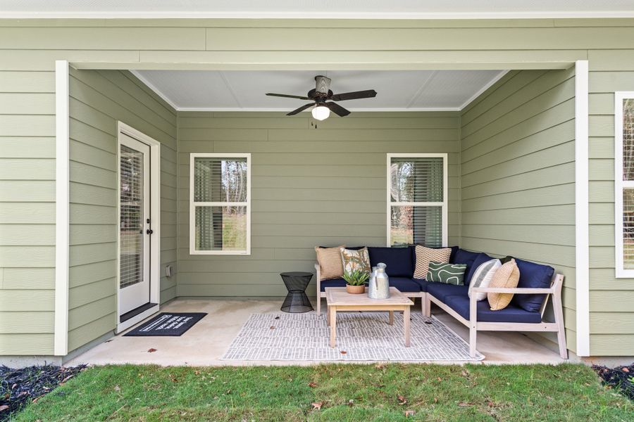 Furnished interior view inside a new home in Maddox Station, Eatonton (Image 35). Furnished interior view inside a new home in Maddox Station, Eatonton (Image 35).