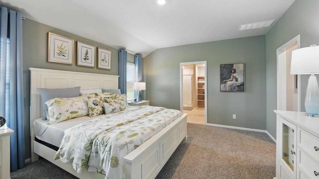 Furnished interior view inside a new home in Hickory Grove, Krum (Image 21).