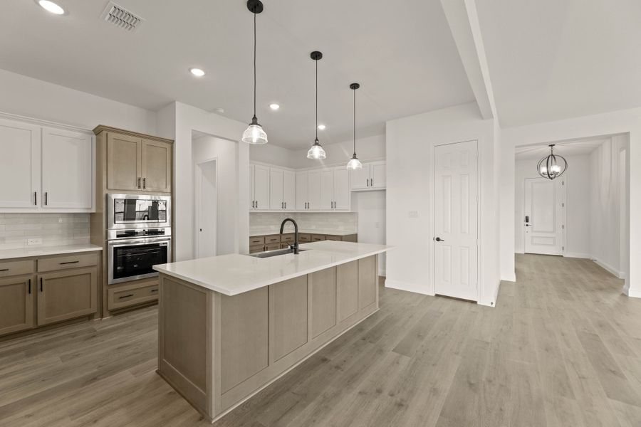 Furnished interior view inside a new home in Settler's Glen, New Fairview (Image 6).