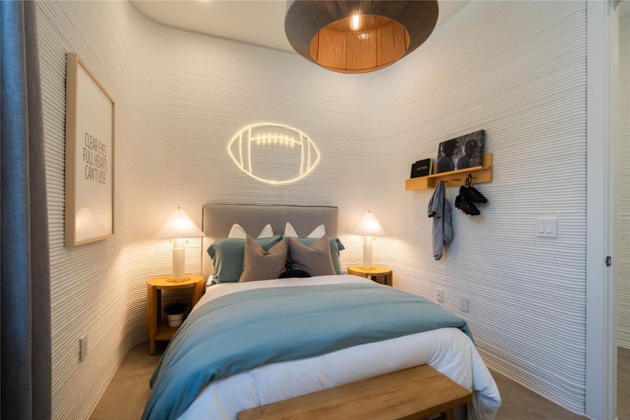 Furnished interior view inside a new home in Wolf Ranch: Genesis Collection, Georgetown (Image 8).