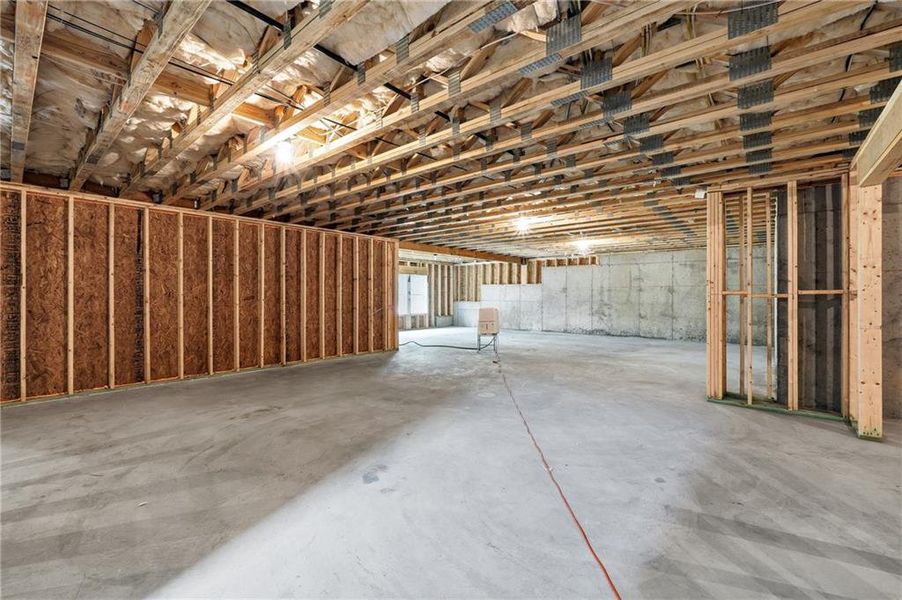 In-progress construction of a new home in , Cumming, GA (Image 67).