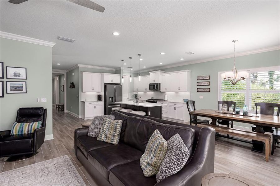 Furnished interior view inside a new home in , Parrish (Image 30).