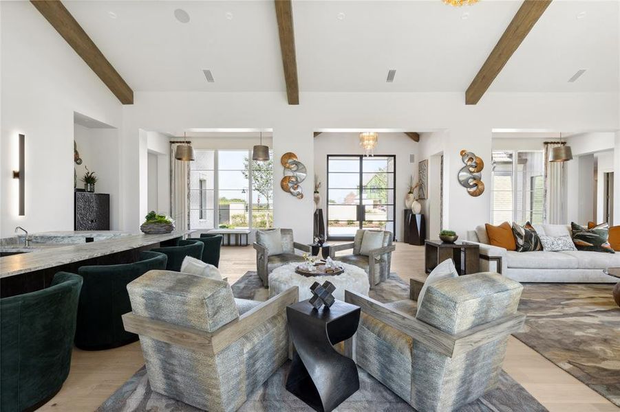 Furnished interior view inside a new home in , Fort Worth (Image 19).