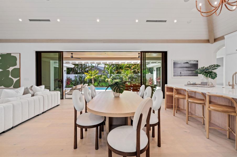 Furnished interior view inside a new home in , Delray Beach (Image 24).