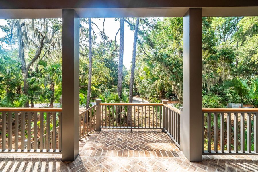 Exterior details and patio area of a home in , Kiawah Island (Image 42).