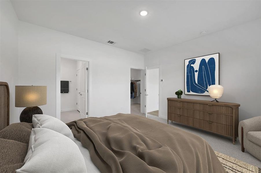 Furnished interior view inside a new home in Aspire at Reunion, Newark (Image 24).